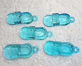 Komponenty - Topánočka plast-1ks (modrá) - 1878841