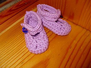 Detské topánky - Fialkové balerínky mini - AKCIA - 2002579