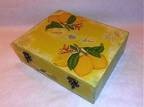Úložné priestory & Organizácia - Krabica na čaj Lemon Tea III - 2024333
