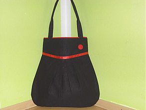 Veľké tašky - Čierno-červená - 2045906
