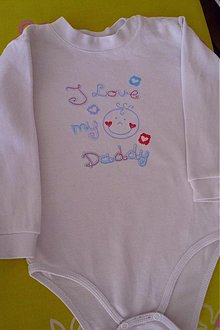 Detské oblečenie - I love DAD - 2115097