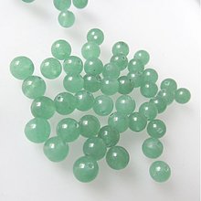 Minerály - Jadeit korálka / 6mm / balenie 10ks (Light Green) - 2211323