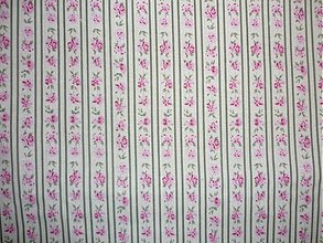 Textil - Ružičkový pásik - 2234393
