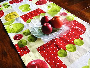 Úžitkový textil - Běhoun na stůl - Voní po jablíčkách - 2256573