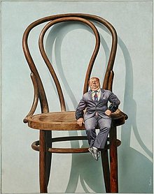 Obrazy - Reprodukcia - Malý človek na veľkej stoličke - 2262617