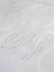 Úžitkový textil - Vyšívané iniciály malé - 2269059