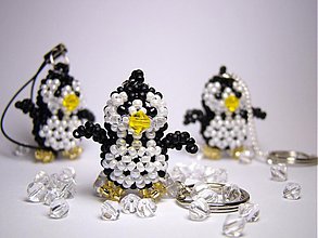 Kľúčenky - Čierno-biely pinguin - 2277593