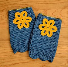 Rukavice - Kvetované rukavice - 2317040