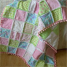 Úžitkový textil - Pastelová detská deka - 2323541