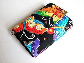 Peňaženky - Motýlí duha - zipová i na karty - 2326117