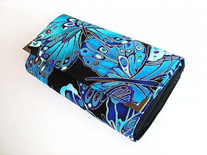 Peňaženky - Noční motýl - velká, zipová i na karty - 2326164