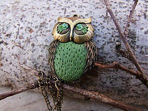 Náhrdelníky - B056 náhrdelník Owl - 2366825