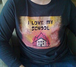 Topy, tričká, tielka - tričko pre študenta - 24158