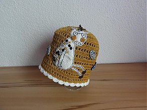 Detské čiapky - Žirafková čiapočka - 2484349