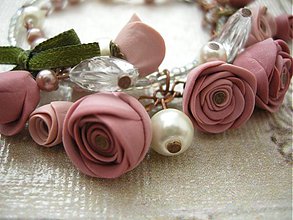 Náramky - Náramok Princeznine ruže - 2609900