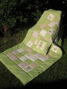 Úžitkový textil - jarná zelená - 2615503