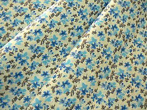 Textil - Autumn sada v modrom kvet - 2616181