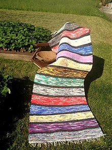 Úžitkový textil - Koberec pásikavý 200x74cm - 2695996