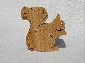 Hračky - Veverička sediaca - 2768404