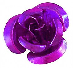 Korálky - Korálka ruža/ fialová tm./ 10mm/ 100ks - 2831235