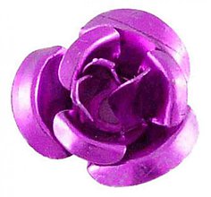 Korálky - Korálka ruža/ fialovoružová/ 10mm/ 100ks - 2831263