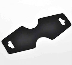 Obalový materiál - dárkové kartičky závesné B15267/ čierna/ 110x45mm/ 10ks - 2840003