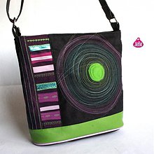 Kabelky - Pestrokruhy - fialová a zelená - 2851912