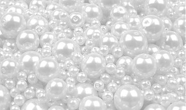 Korálky - Voskované perličky 50 g - 2884651