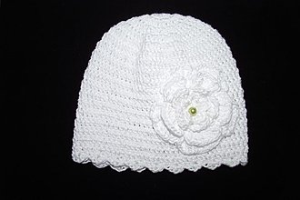 Detské čiapky - biela je biela - 2902116