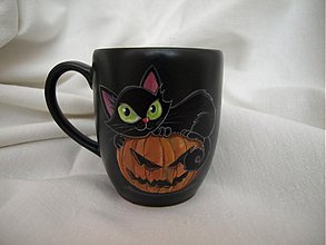 Nádoby - hrnček - Halloween Kitty - 2928134