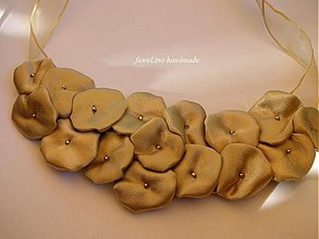 Náhrdelníky - saténový náhrdelník - 2929625