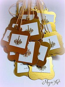 Úložné priestory & Organizácia - Darčekové kartičky na víno - Dolce chandelier - 2965066