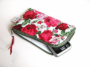 Na mobil - Romantické růže - pouzdro na mobil - 2977722