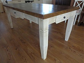 Nábytok - Stôl s dubovou doskou - 3037740