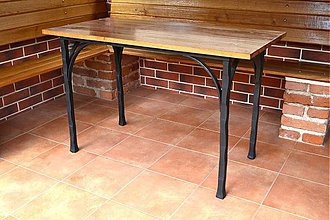 Nábytok - Moderný kovaný stôl - 3052636