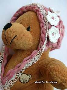 Detské čiapky - detská čiapka - ružová romantika - 3053115