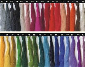 Textil - Vlna na plstenie - šedá PV61 - 311207