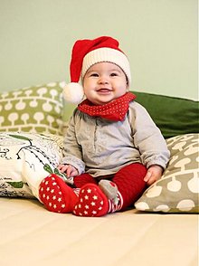 Detské čiapky - Vianočná čiapka - 3122166