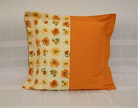 Úžitkový textil - Oranžový návlek na vankúš II - 3130854