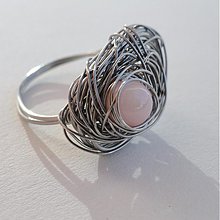 Prstene - s růžovou perletí.. - 3160743