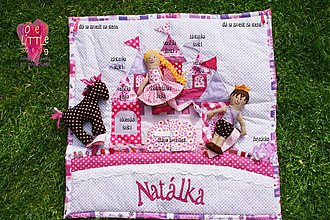 Detský textil - Hracia deka "Zlatovláska" pre Natálku - 3168991