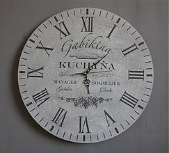 Hodiny - Personalizovateľné maxi hodiny - 3217513