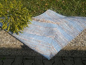 Úžitkový textil - Koberec svetlo modrý 150x75cm - 3245202