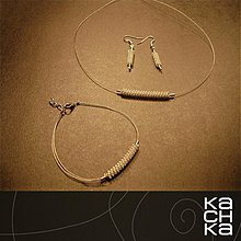 Sady šperkov - Drôtená súprava - Špirálky - 327772