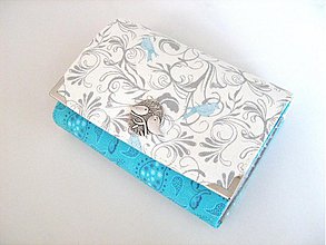 Peňaženky - Něžně romantičtí ptáčci - až na 12 karet :-) - 3302457