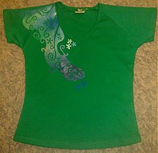 Topy, tričká, tielka - zelené riasy - 33186