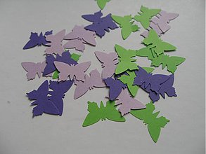Papiernictvo - Malé motýliky (50 ks) - 3352958