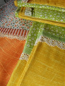 Úžitkový textil - Obrusy...farebné variácie...:) - 3391691