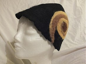 Čiapky, čelenky, klobúky - plstená čiapka SLIMáK - 3443517