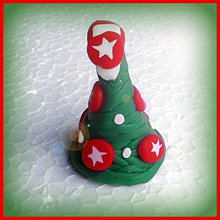 Dekorácie - 3D FIMO vianočné stromčeky - 3458708